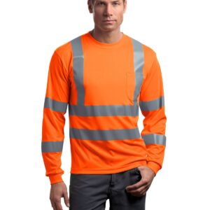 Men's ANSI Class 3 Long Sleeve Snag-Resistant Reflective T-Shirt
